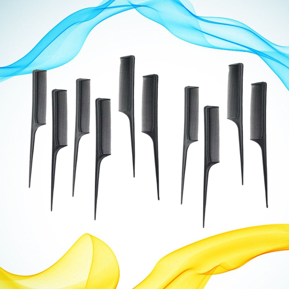 Hair Care Barber - Juego de 10 Peines Profesionales para