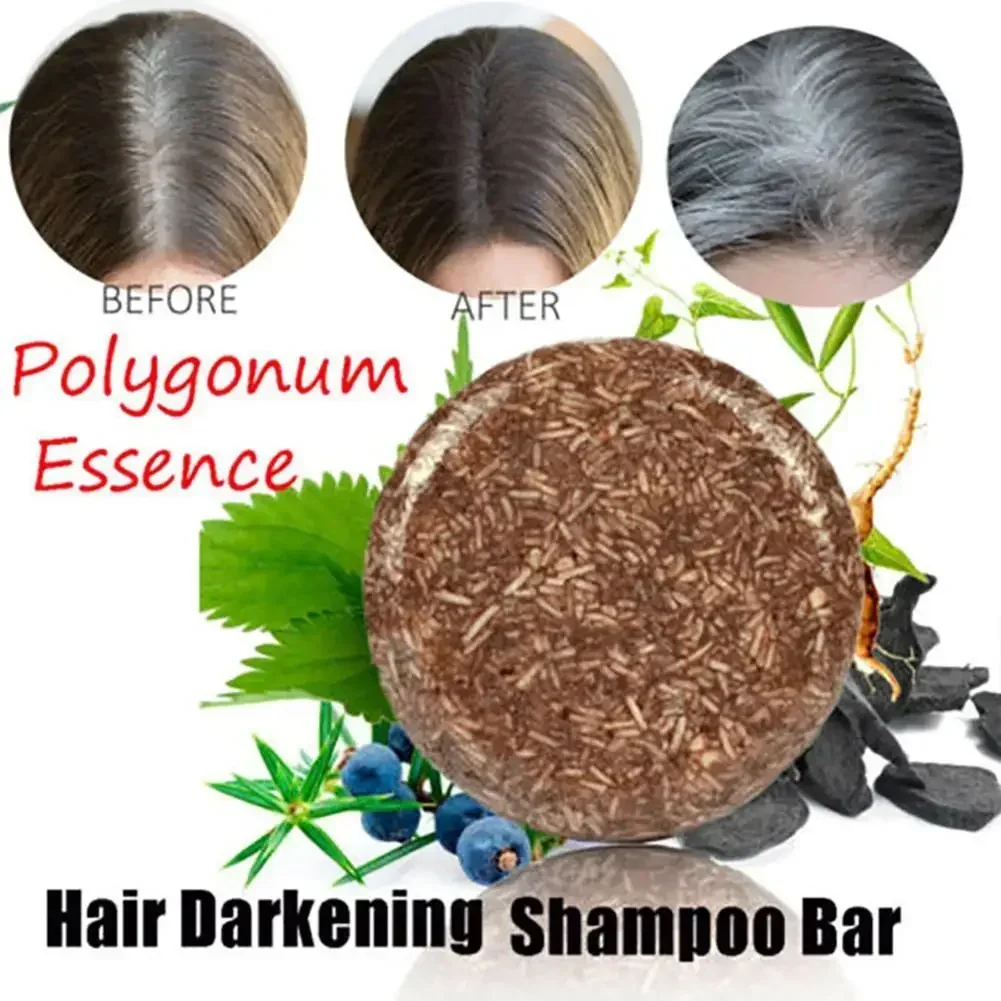 Hair Care Organic - Champú para oscurecer el cabello, esencia