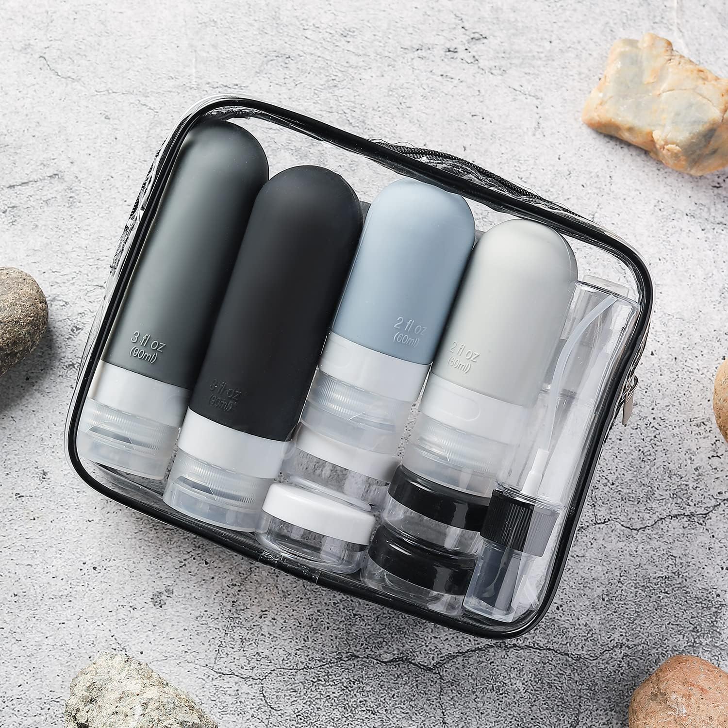 Dry Shampoo Travel - Contenedores de viaje de 16 Uds.,