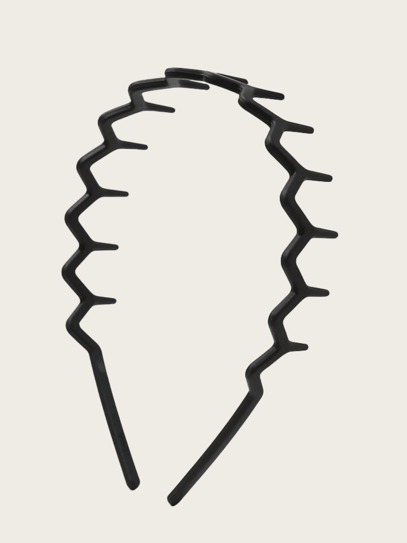 Hair Care Wavy Hair - 2 diademas onduladas dentadas, diseño simple