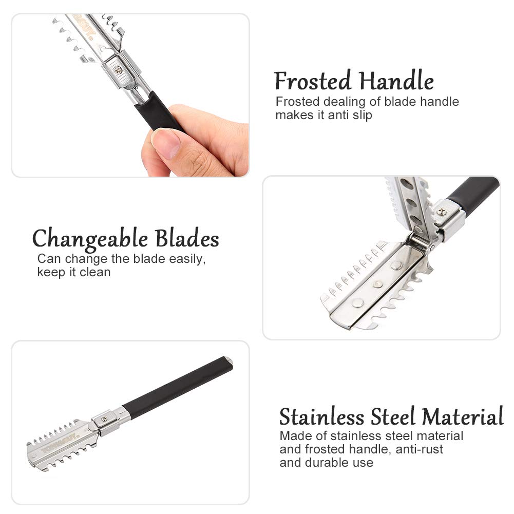 Cuchillas de afeitar de doble  - Hair Care Barber reseña y precio