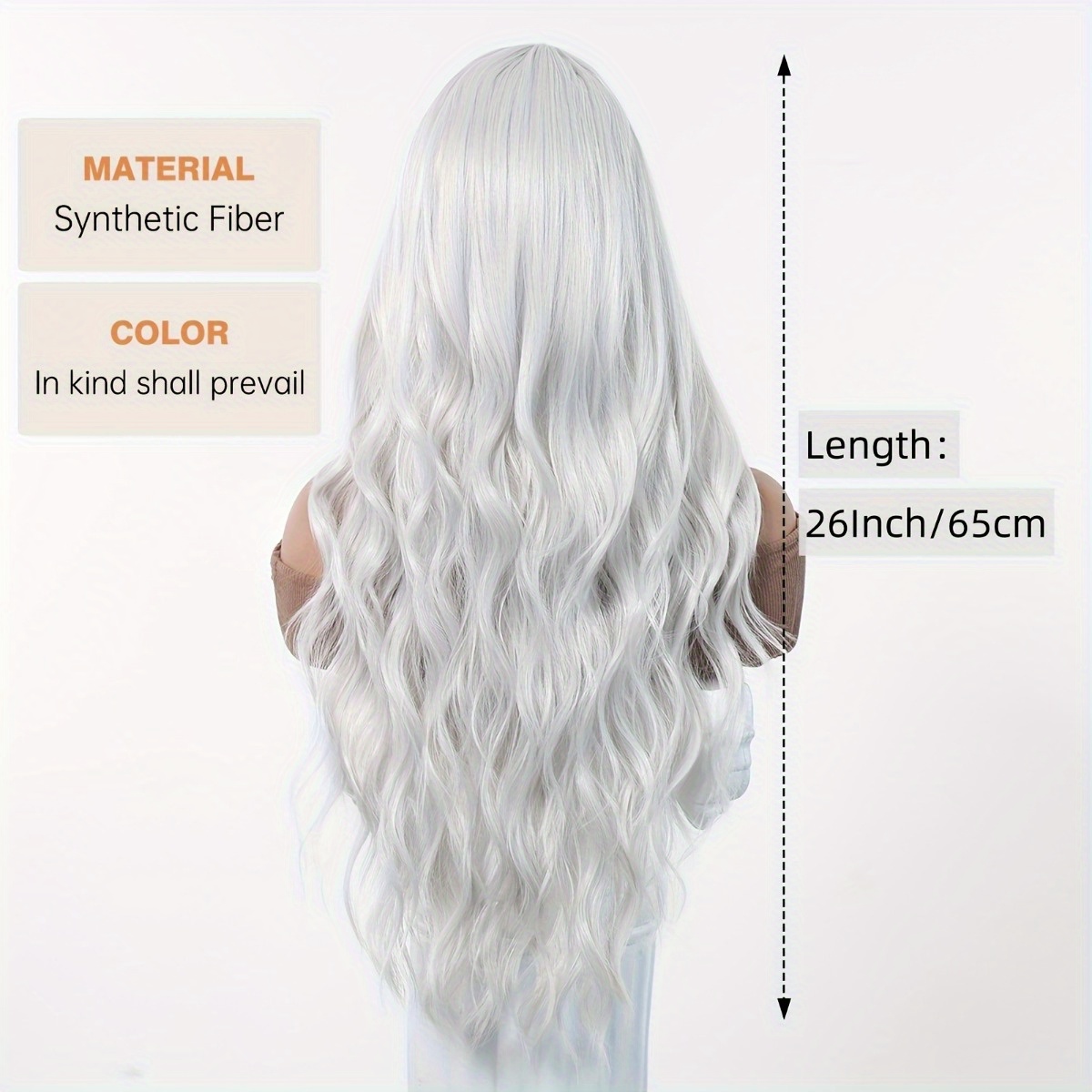 Peluca de fibra sintética de l - Hair Care Wavy Hair reseña y precio