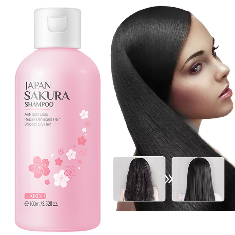 LAIKOU Japón Sakura champú rep - Hair Care Organic reseña y precio