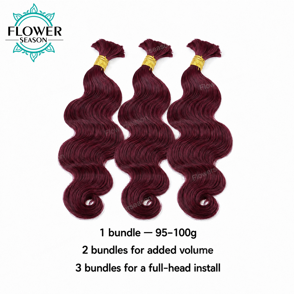 Cabello humano a granel para t - Hair Care Wavy Hair reseña y precio