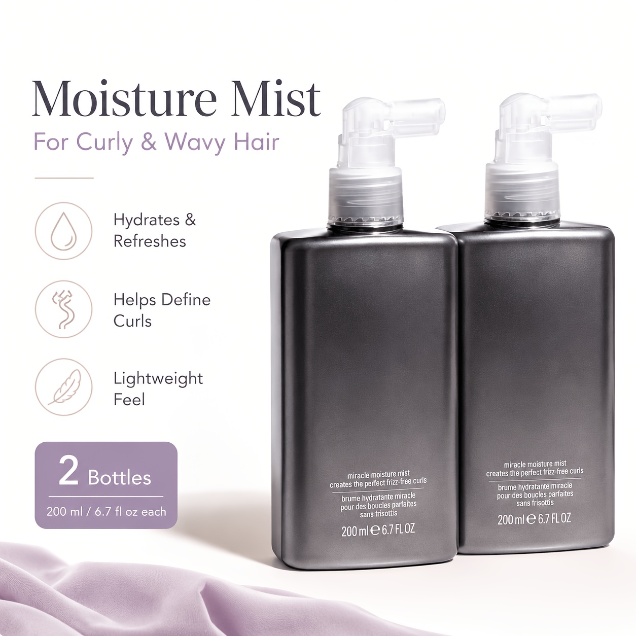 Spray Hidratante para el Cuida - Hair Care Wavy Hair reseña y precio