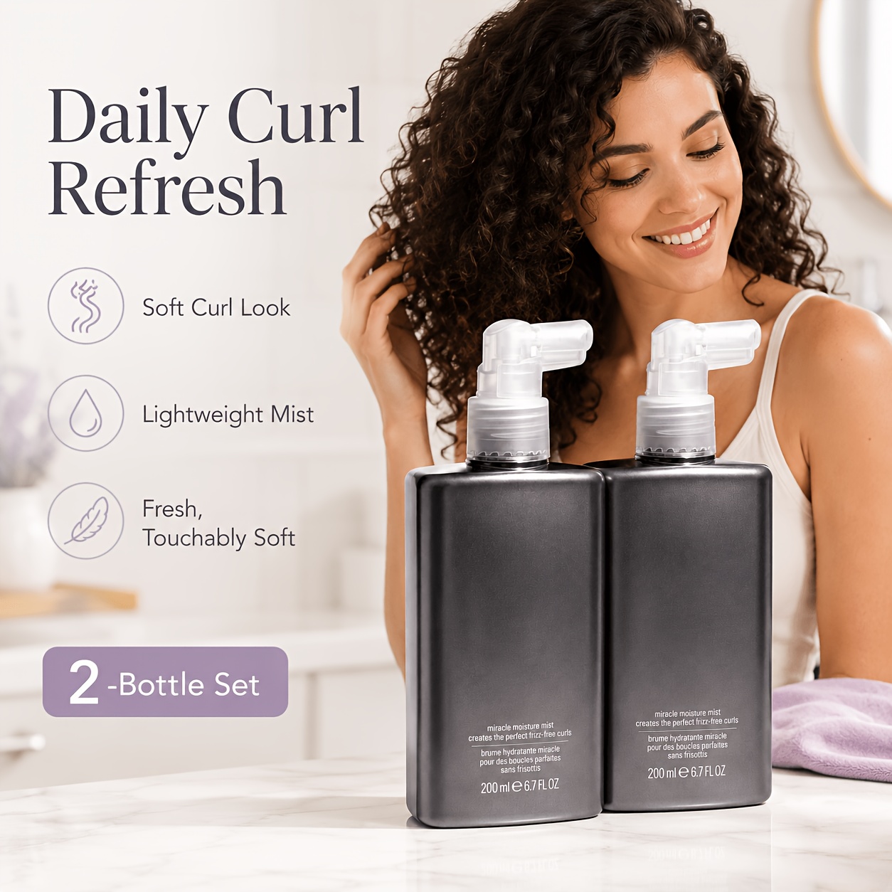 Spray Hidratante para el Cuida - Hair Care Wavy Hair reseña y precio