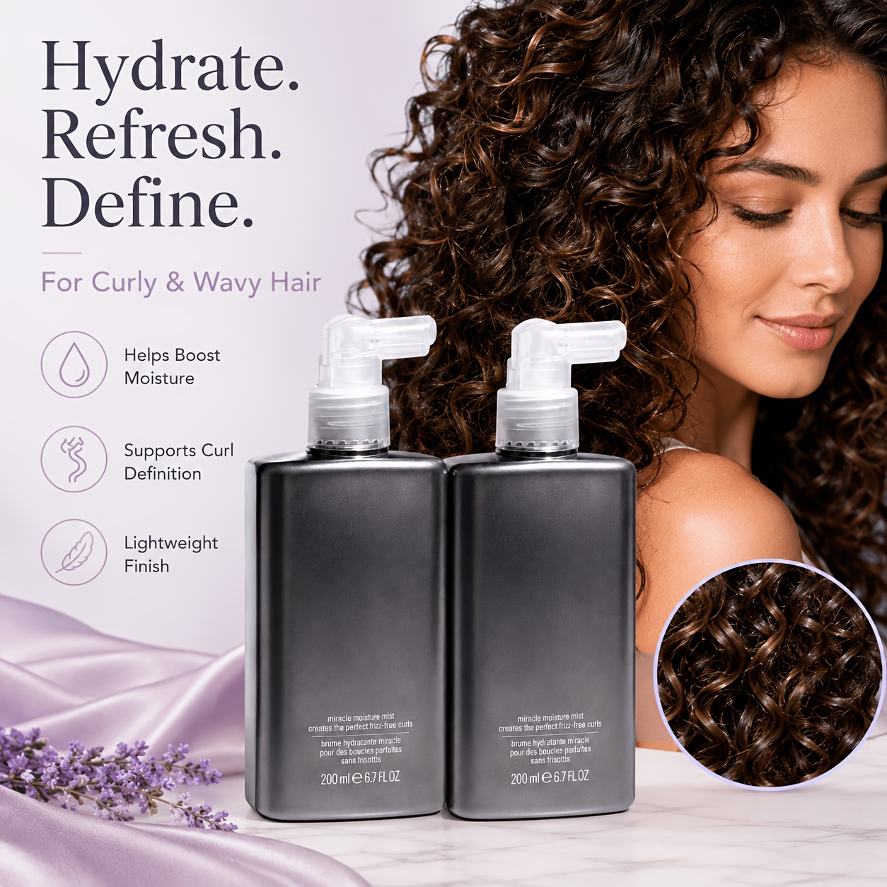 Spray Hidratante para el Cuida - Hair Care Wavy Hair reseña y precio