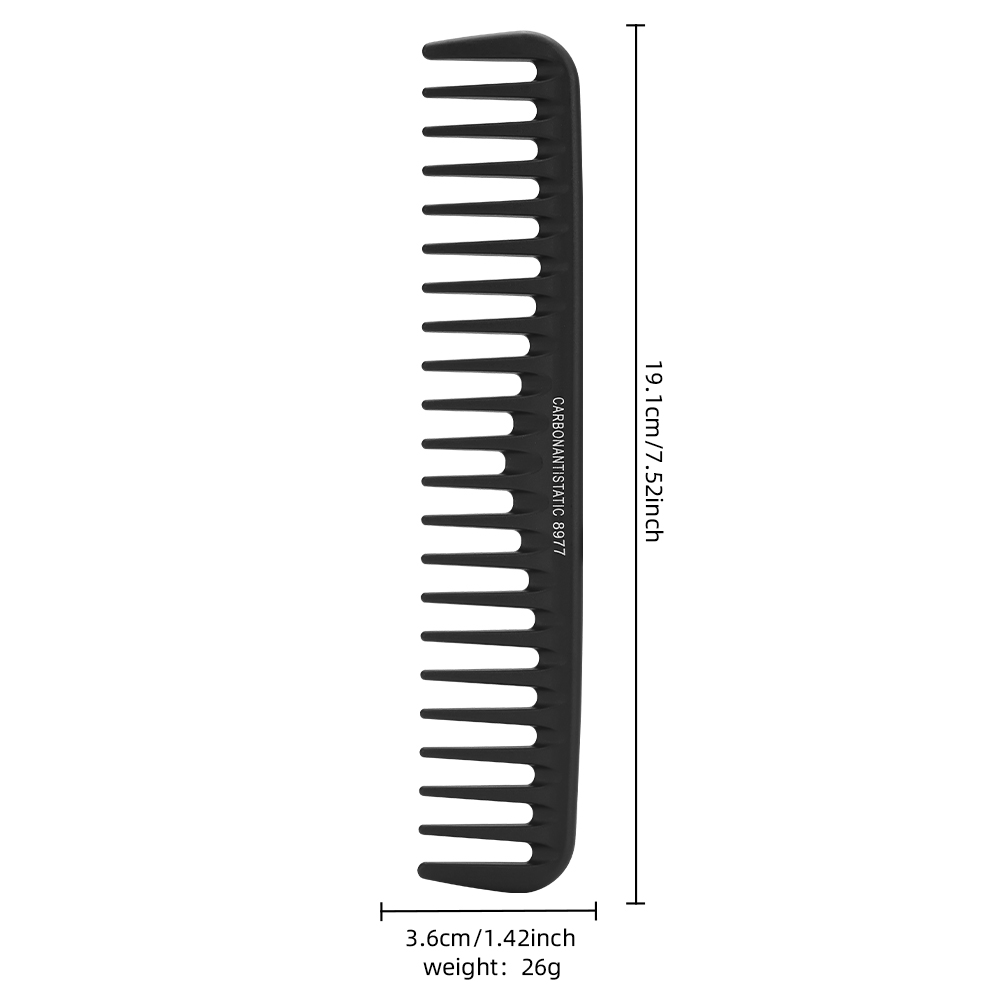 Peine rizado de dientes anchos - Hair Care Wavy Hair reseña y precio