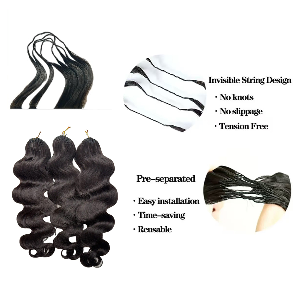 Extensiones de Cabello Humano  - Hair Care Barber reseña y precio