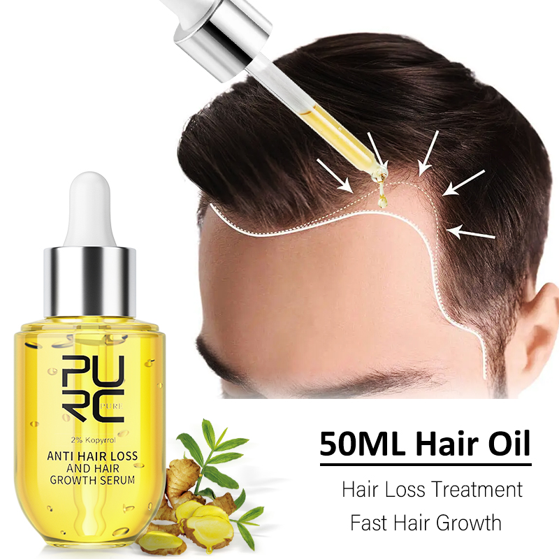PURC biotina jengibre producto - Hair Care Organic reseña y precio